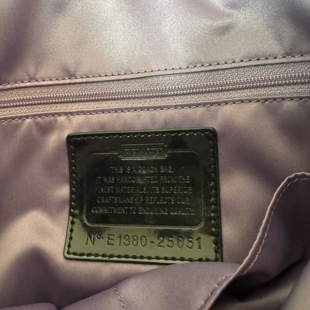 Coach Oxford logo print black monogram handbag - Picture 7 of 10